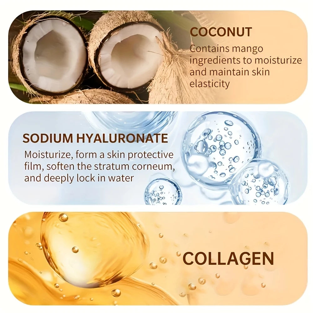 Floré Haircare | Deep Hydration Coconut Moisturizing Cream – Nourishing Face & Body Skincare (100g)