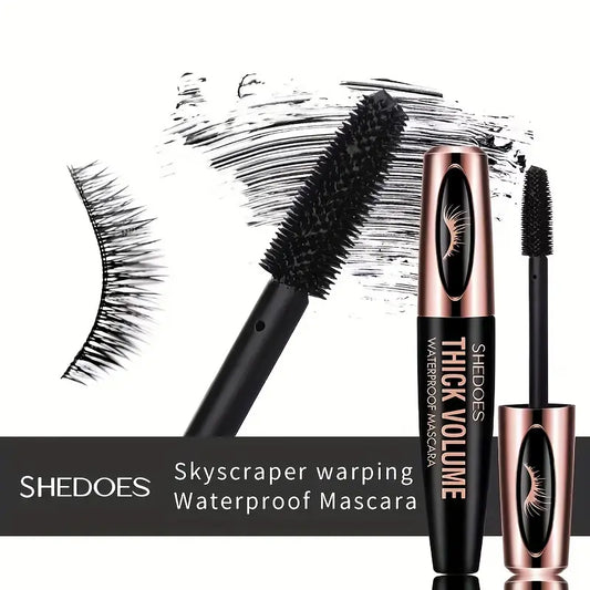 Shedoes Waterproof Mascara – Smudge-Proof, Long-Lasting Volume - Pack of 2