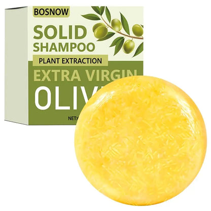 Premium Olive Oil Shampoo Soap Bar 60g – Deeply Nourishing, Sulfate & Paraben-Free, Natural Hair Cleanser for Strong, Shiny Hair