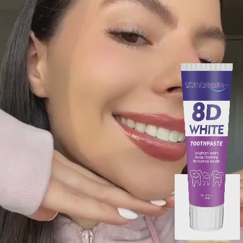 Purple Teeth Whitening Toothpaste – VidoSmile™ Color-Corrector Formula (300g) Instant Stain Removal | Brighten Yellow Teeth | Safe for Daily Use